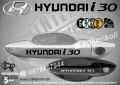 Hyundai стикери за дръжки SKD-HY-01, снимка 8