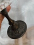 Антикварна чаша висококачествен калай (Pewter) и кристал, снимка 4