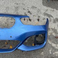 Продавам предна броня BMW F20 M Tech синя, снимка 3 - Части - 45320629