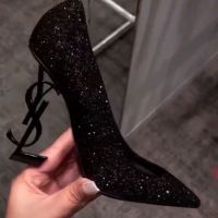 YSL дамски луксозни обувки , снимка 6 - Дамски обувки на ток - 44560937
