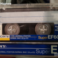 Аудио касети (аудиокасети)  SONY EF60, SONY SUPER EF60, снимка 2 - Аудио касети - 45011827
