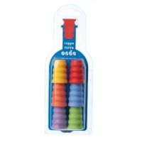 Тапи за бутилки вълнообразни в различни цветове 6 бр., EN00620, снимка 1 - Други стоки за дома - 45193409