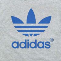 Унисекс тениска Adidas,маркова тениска адидас в сиво, снимка 3 - Тениски - 45147722