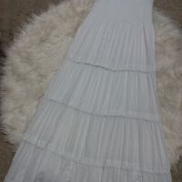УНИКАЛНО КРАСИВА снежнобяла памучна рокля с дантела , снимка 5 - Рокли - 45112707