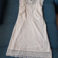 Бяла рокля за коктейл ONLY, снимка 5 - Рокли - 45916307