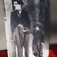 Charlie Chaplin The Kid-метална табела(плакет), снимка 2 - Декорация за дома - 45759252