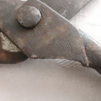 Стара ножица от ковано желязо Аймара регион Южна Америка, снимка 5 - Антикварни и старинни предмети - 45572833