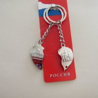 Метален двоен ключодържател I Love Moscow от Москва, Русия, снимка 7 - Колекции - 45026400