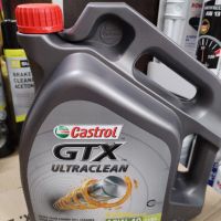 Двигателно масло CASTROL GTX ULTRACLEAN 10W-40 - 5л + подарък спрей обезмаслител Starline 600ml, снимка 1 - Аксесоари и консумативи - 45874544