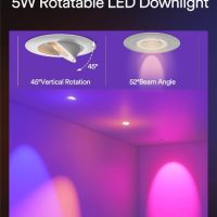 Lumary Smart LED прожектор за вграждане, точков, димируем, снимка 14 - Лед осветление - 45325827