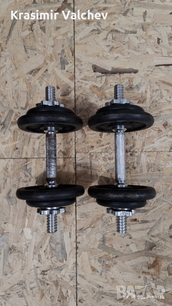 Дъмбели 2 х 8.6кг, снимка 1