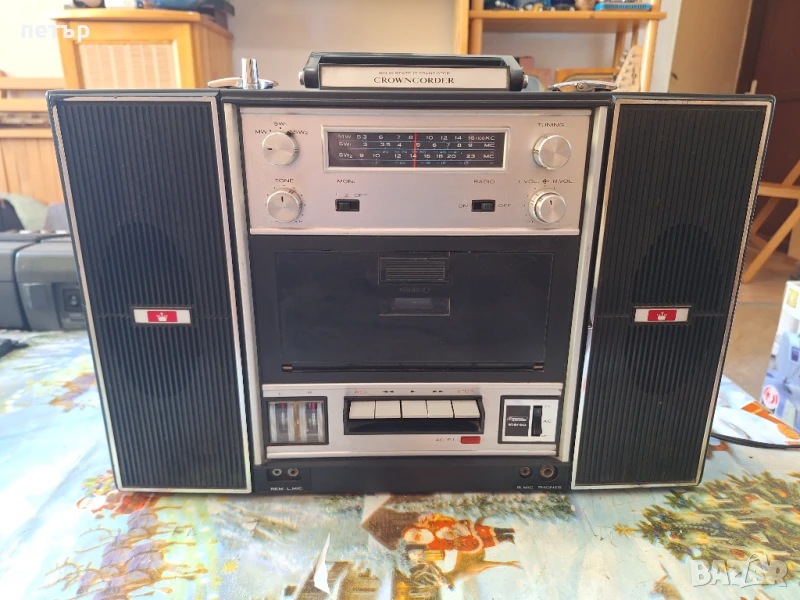Ретро Касетофон Краун, снимка 1