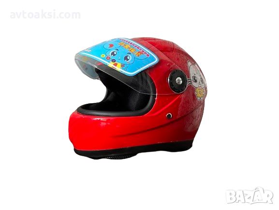Детска Каска тип Шлем Червена, снимка 1