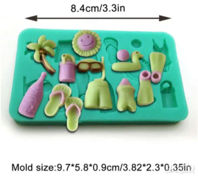Молд плажни аксесоари 1, снимка 1
