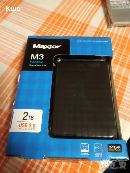 външен хард диск 2TB Maxtor m3 , снимка 1