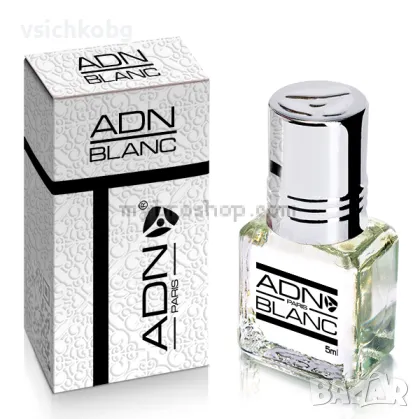 Френско парфюмно масло BLANC от ADN Paris Roll on 5 ml Мускус, боб тонка, ванилия, снимка 1