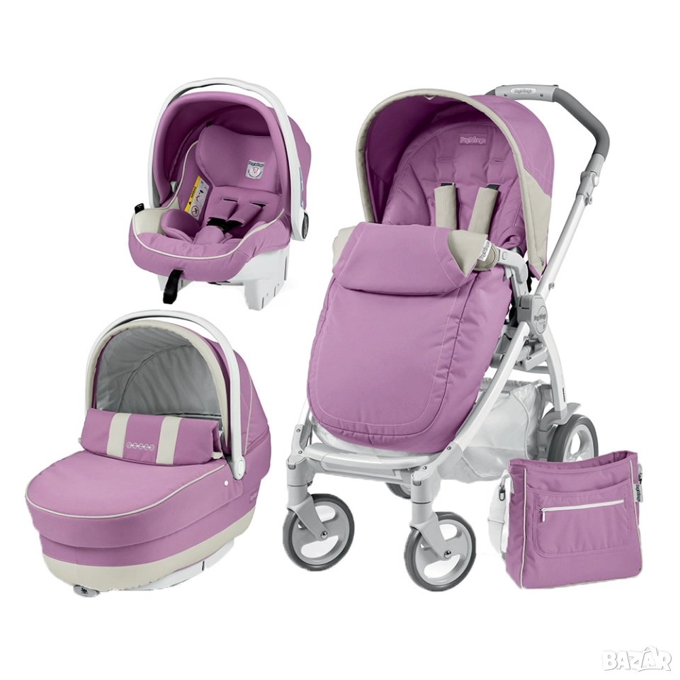 Детска количка Peg-Perego set XL PURE GLICINE, снимка 1