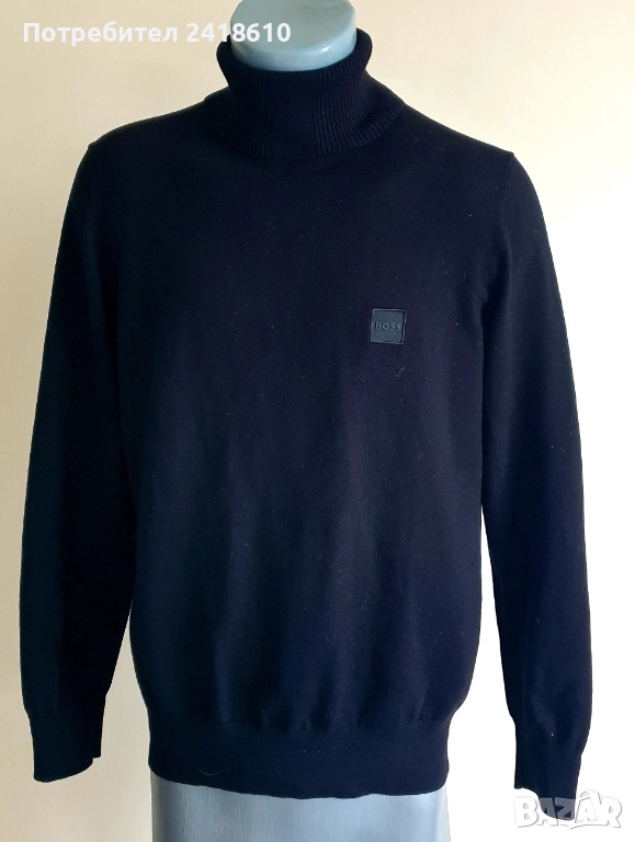 Hugo Boss Akiro _S Cotton Pima Soft Touch Turtleneck Mens Size M НОВО! ОРИГИНАЛ! Мъжко Памучно Поло!, снимка 1