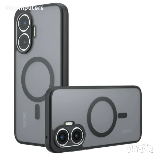 Xiaomi Poco F7 5G / Redmi Turbo 4 Pro 5G PC + TPU/ MagSafe Удароустойчив Калъф и Протектор, снимка 1