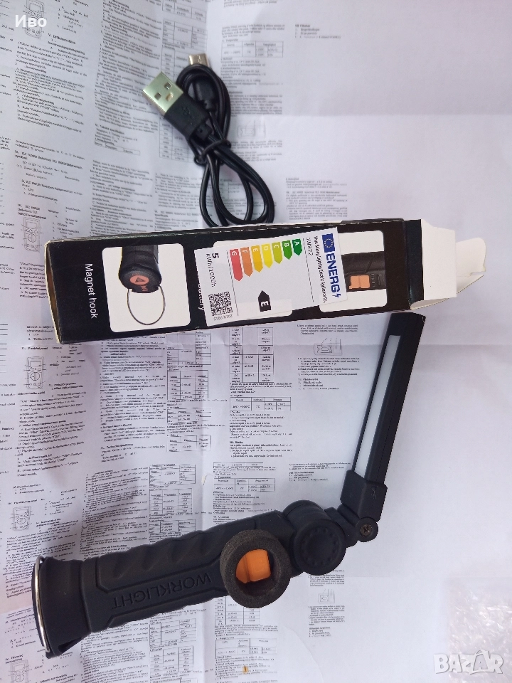 работна лампа с COB, снимка 1