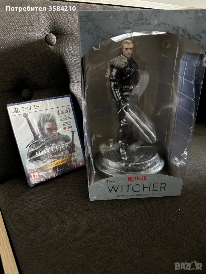 The Witcher комплект - PS5 игра + официална Dark Horse статуетка!, снимка 1