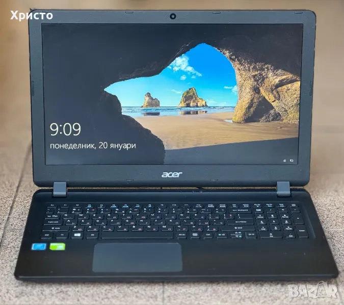 Лаптоп Acer Aspire ES1-532G-P3HE c процесор Intel Pentium N3710 1.60 GHz, 15.6", 4GB, 1TB, nVIDIA , снимка 1