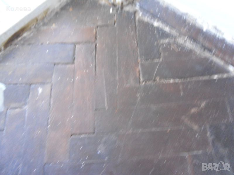 естествен паркет , летви 5/5  от греди и летви  и парчета OSB-1,8, снимка 1