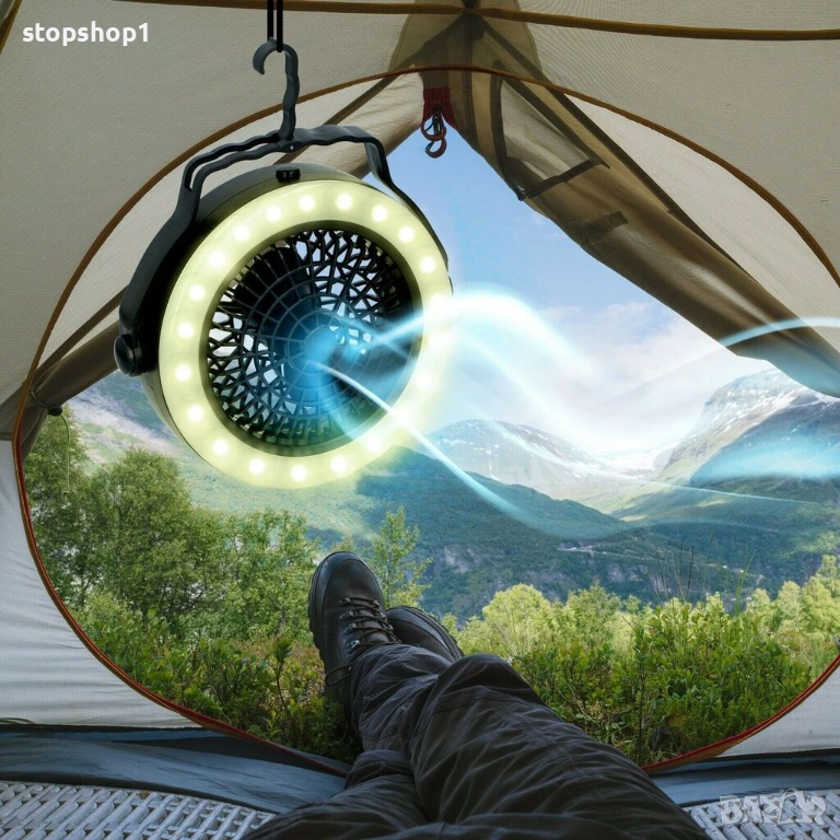 2в1 Лед лампа и вентилатор, снимка 1