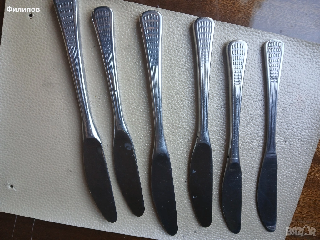 6бр ножове за хранене 100% неръжд. БГ, снимка 1