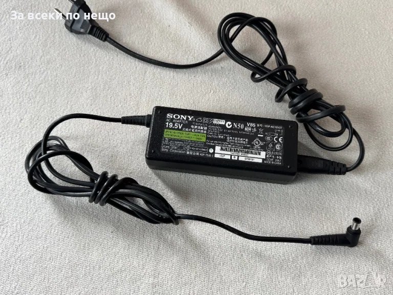 Оригинално зарядно захранване за лаптоп Sony vaio 19.5V 3.9A , зарядно Sony 19.5V 3.9A, снимка 1