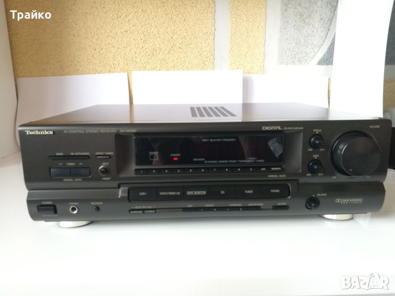 Technics SA-GX390 AV CONTROL STEREO RECEIVER, снимка 1