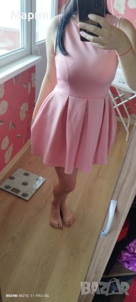 Розова рокля , снимка 1