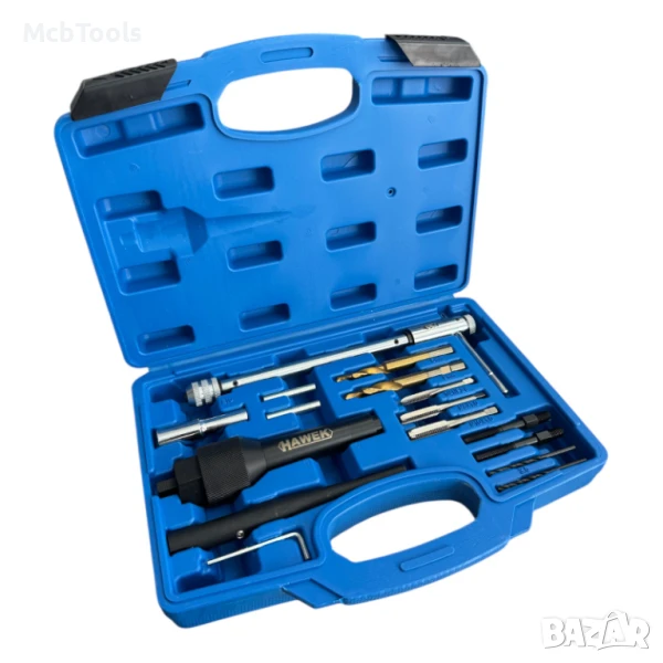 Комплект за демонтаж на скъсани подгревни свещи 8мм и 10мм HAWEK, снимка 1