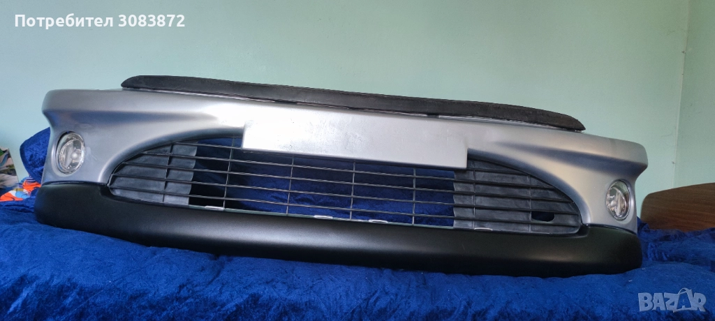 Предна броня за Пежо 206 цц / Peugeot 206 cc 9630684077, снимка 1