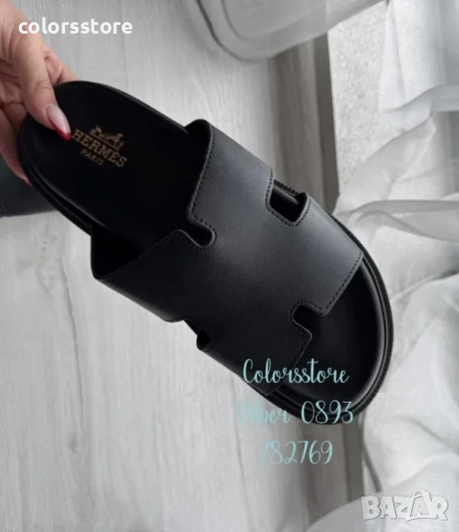 Мъжки кожени чехли Hermes/BR345s, снимка 1