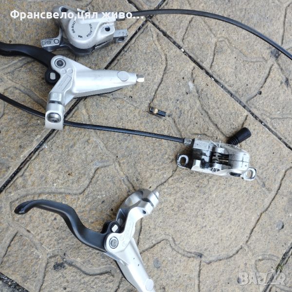 Хидравлични спирачки за велосипед колело Shimano br m 447, снимка 1