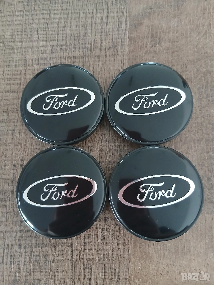 Капачки за джанти Форд Ford 52/55 55/60 декоративни тапи за джанти , снимка 1