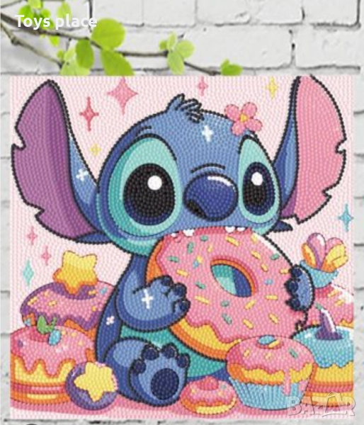 27*27см Диамантен гоблен Лило и Стич Lilo and Stitch , снимка 1