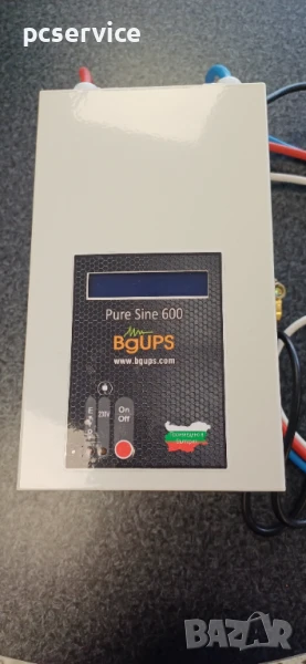 PS600 дисплей - синосуидален UPS за пелетни котли, 600W, снимка 1