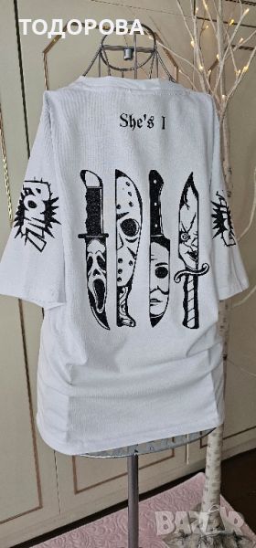 Дизайнерска дамска  тениска, снимка 1