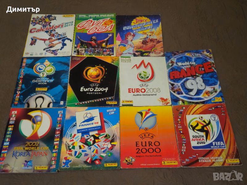 panini world cup albums fifa uefa france 98 stickers албуми, снимка 1