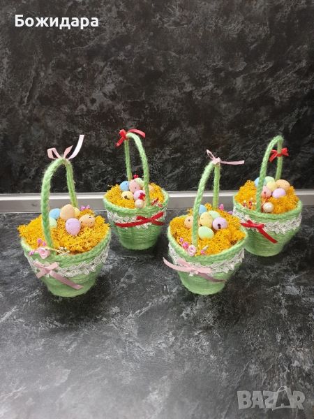 Великденски декорирани кошнички, снимка 1
