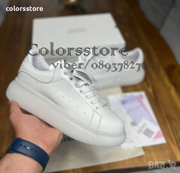 Мъжки бели кецове Alexander McQueen/126z, снимка 1