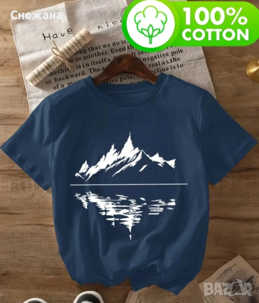 Дамска тениска 100% памук, снимка 1