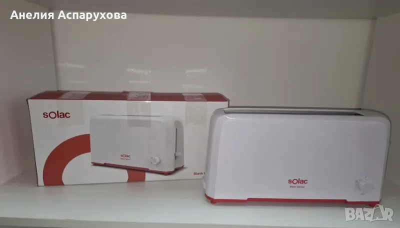 Тостер Solac TL5416 Бял 800W, снимка 1