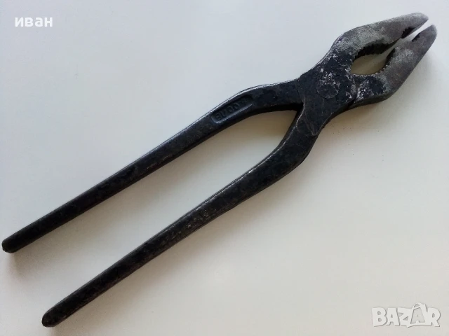 Стари големи 25см.клещи, снимка 4 - Клещи - 50658384