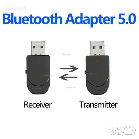 Аудио предавател и приемник KN330, Bluetooth, 2 в 1, USB, жак 3,5 мм, черен, снимка 4 - MP3 и MP4 плеъри - 45305819