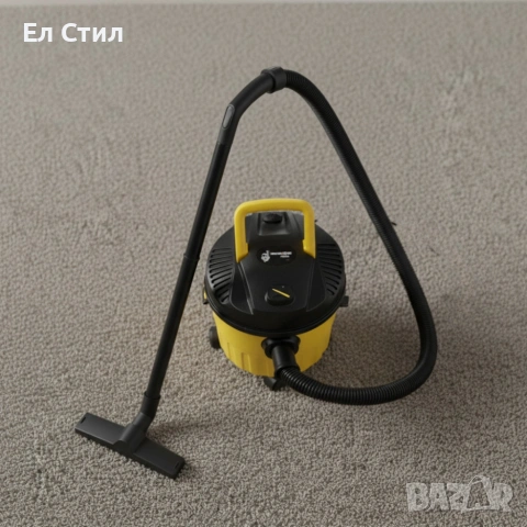 Мощна прахосмукачка за сухо и мокро почистване с 10L контейнер, снимка 3 - Прахосмукачки - 53585860