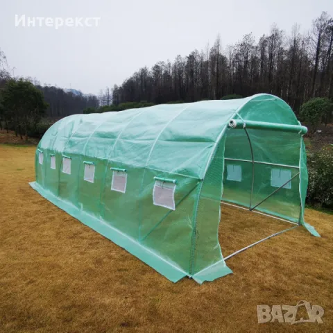 Градинска тунелна оранжерия 10х3х2 метра