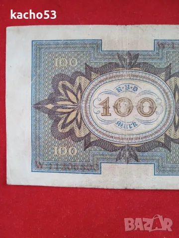 100 райхсмарки 1920 г. Германия., снимка 5 - Нумизматика и бонистика - 47290111